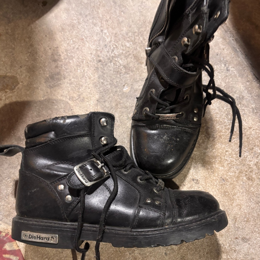 Harley-Davidson Black Leather Boots
